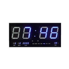 Jumbo Digital Clock Large Wall Clocks LED Display Alarm Thermometer ...